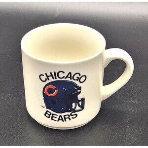 Chicago Bears Mug Ponderosa Commemorative Edition Coffee Cup Champions VTG 1985